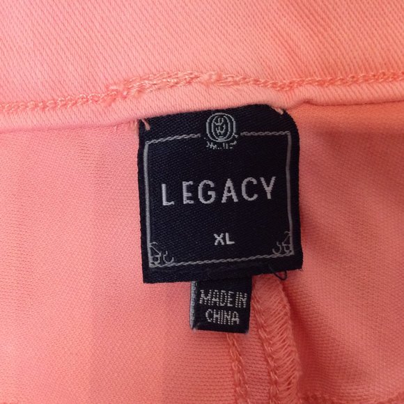 XL Leggings by Legacy Soft Coral Color From QVC - Picture 4 of 8